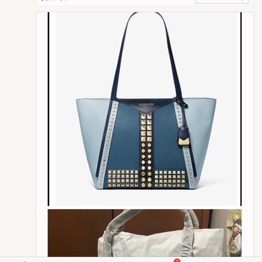 Michael Kors NWT Whitney Leather Large Tote Bag